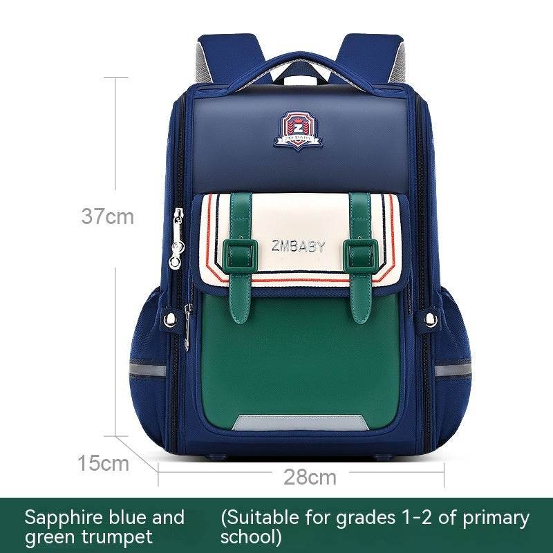 Ergonomic Lightweight Children's School Backpack – One-Piece Design with Spine Protection - grabzbags.com