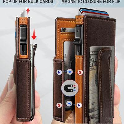 Portable Aluminum Card Holder Box – Versatile Large-Capacity RFID Metal Organizer - grabzbags.com