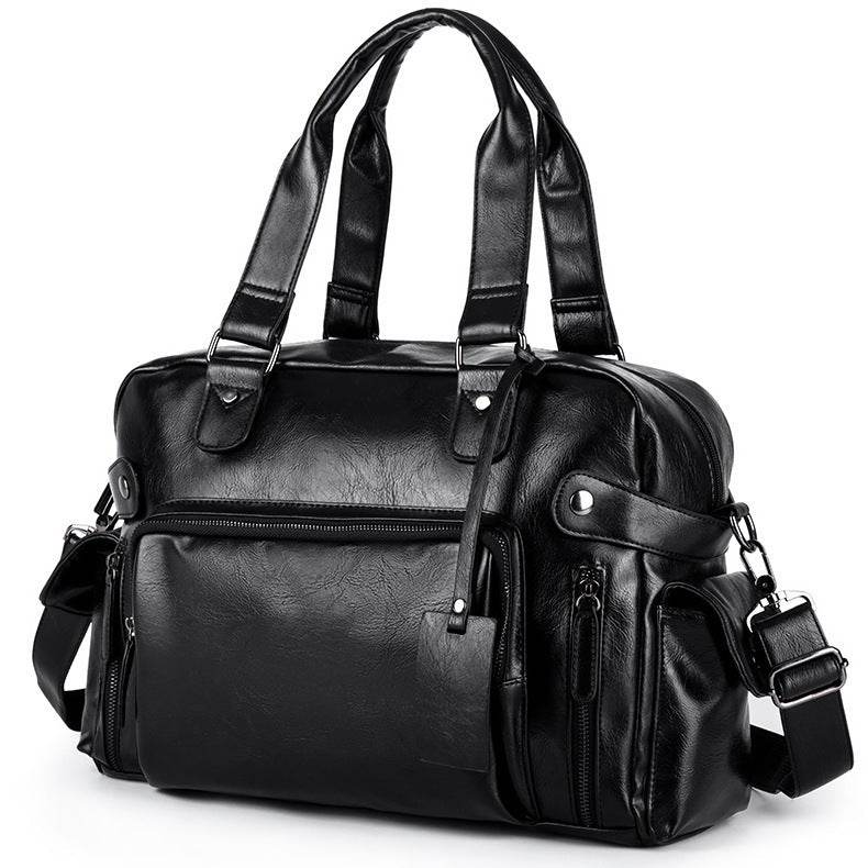 Men’s Fashion Travel Handbag – Casual Solid Color Weekend Duffel Bag - grabzbags.com