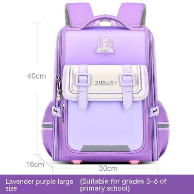 Ergonomic Lightweight Children's School Backpack – One-Piece Design with Spine Protection - grabzbags.com