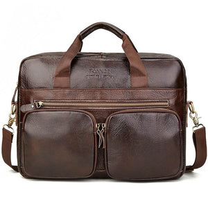 Business Briefcase Handbag – Professional Leather Laptop Bag - grabzbags.com