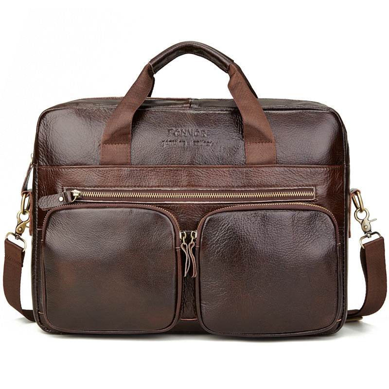 Business Briefcase Handbag – Professional Leather Laptop Bag - grabzbags.com