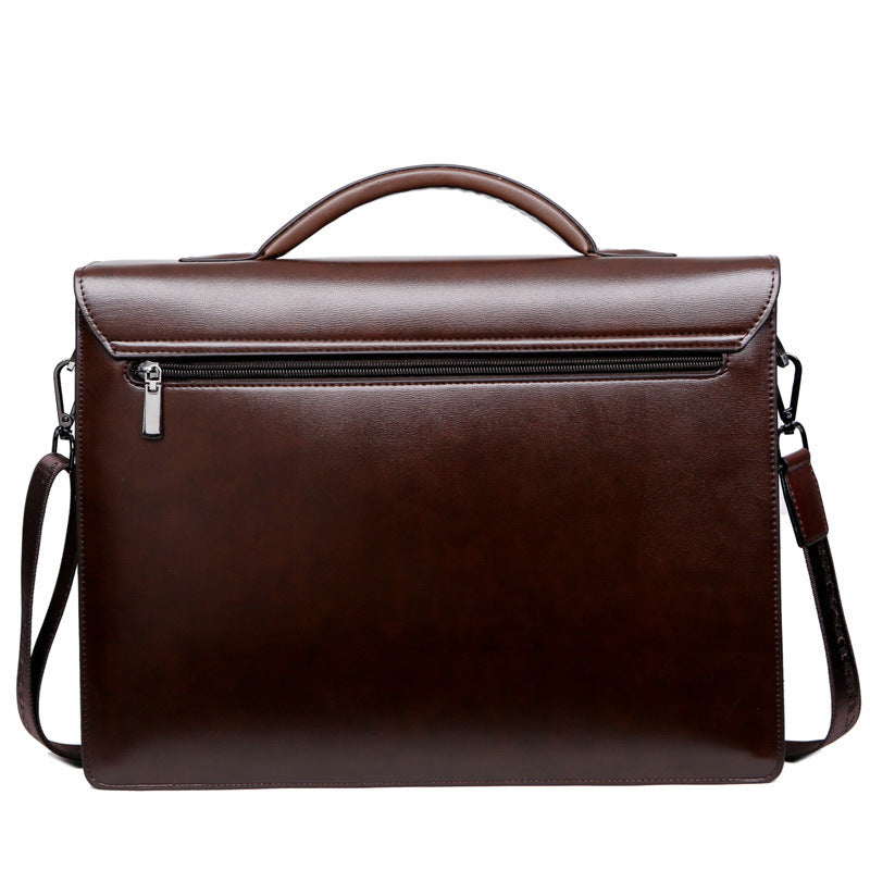 Men’s Business Briefcase – Wear-Resistant Laptop Handbag & Crossbody Bag