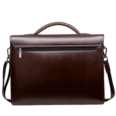 Men’s Business Briefcase – Wear-Resistant Laptop Handbag & Crossbody Bag