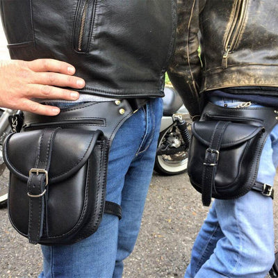 European & American Style Motorcycle Waist Bag – Outdoor Riding Belt Bag for Mobile Phone - grabzbags.com