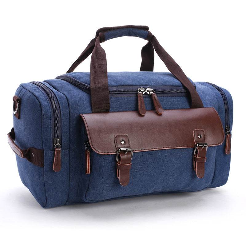 Large Capacity Canvas Travel Bag – Student Shoulder Sling & Hand-Carry Luggage Duffel - grabzbags.com