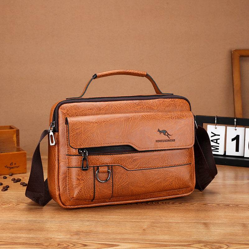 New Men’s Horizontal Shoulder Bag – Stylish Casual Handbag - grabzbags.com
