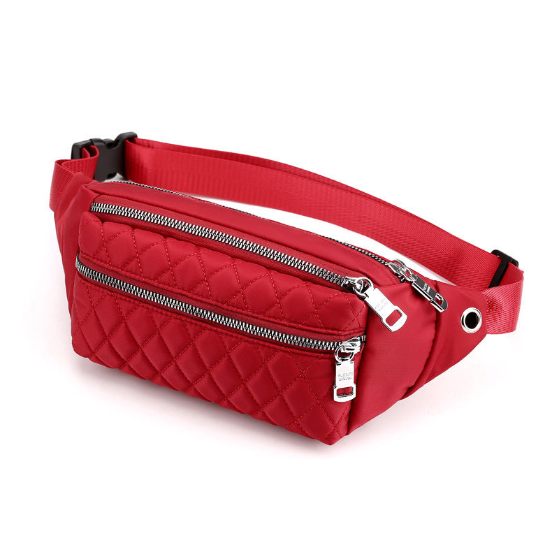 Women’s Nylon Shoulder Bag – Lightweight Crossbody Slung Pocket