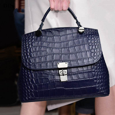 Women’s Genuine Cattlehide Leather Handbag – First Layer Fashion Tote - grabzbags.com