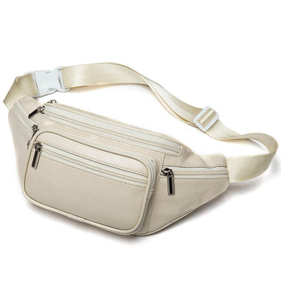 Men’s Sheepskin Mobile Phone Waist Bag – Sports & Casual Leather Belt Pouch - grabzbags.com