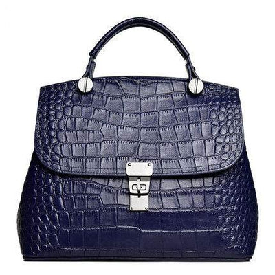 Women’s Genuine Cattlehide Leather Handbag – First Layer Fashion Tote - grabzbags.com