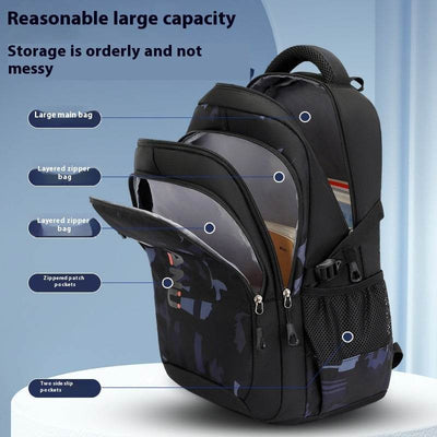 Kids’ Casual School Backpack – New Large Capacity Bag for Primary School Students - grabzbags.com