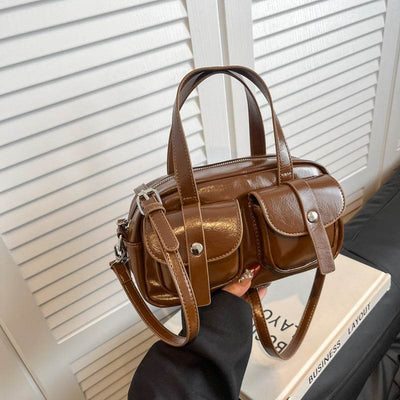 Women’s Large Capacity Boston Bag – Fashionable Shoulder & Messenger Style Travel Tote - grabzbags.com