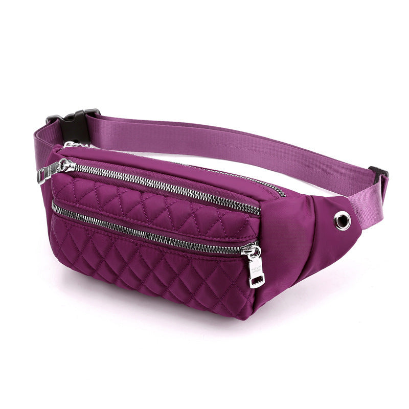 Women’s Nylon Shoulder Bag – Lightweight Crossbody Slung Pocket