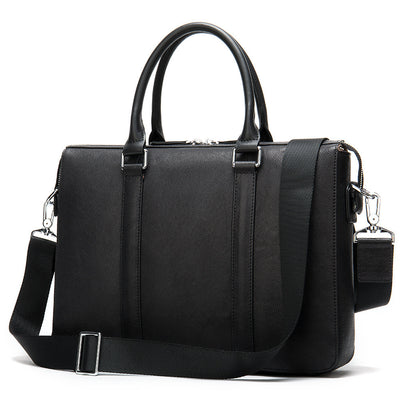 Men’s Genuine Leather Briefcase – Cowhide Business Laptop Bag