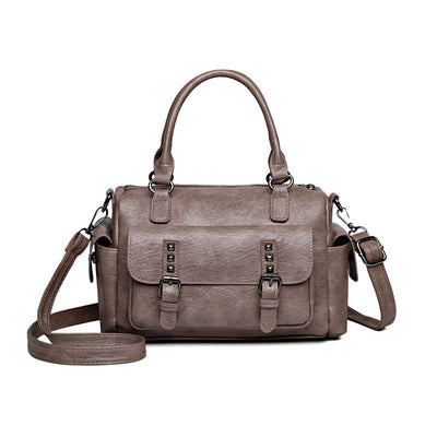 Vintage Large-Capacity Shoulder Bag / Crossbody Satchel - grabzbags.com