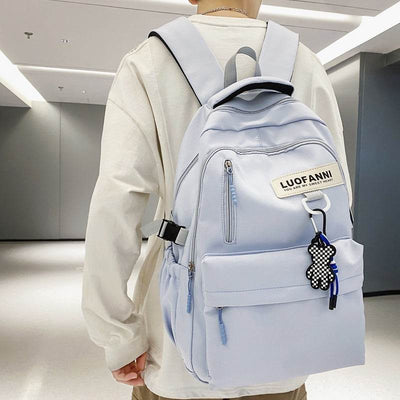Student Large Capacity Backpack – Simple & Lightweight Travel School Bag - grabzbags.com