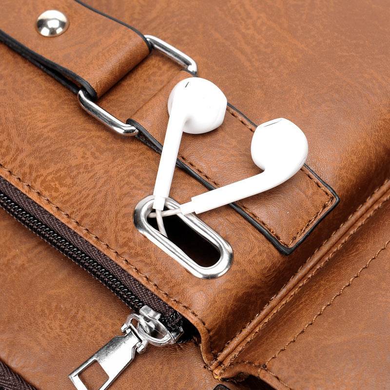 Men’s Business Portable One-Shoulder Messenger Bag – Lightweight Professional Crossbody - grabzbags.com