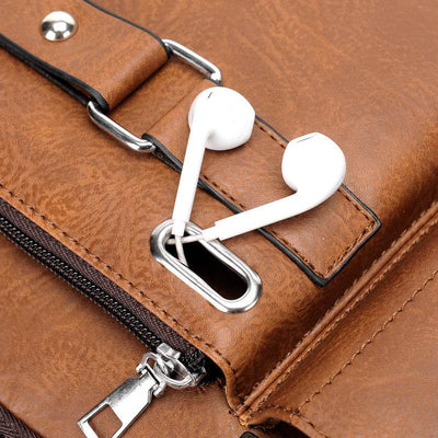 Men’s Business Portable One-Shoulder Messenger Bag – Lightweight Professional Crossbody - grabzbags.com