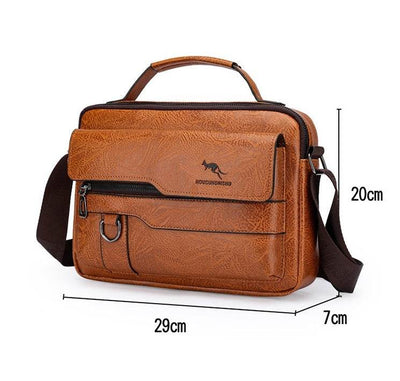 New Men’s Horizontal Shoulder Bag – Stylish Casual Handbag - grabzbags.com