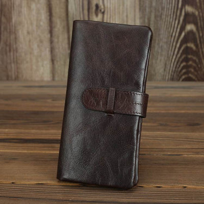 Elegant Women’s Leather Wallet – Genuine Leather with Multiple Card Compartments - grabzbags.com