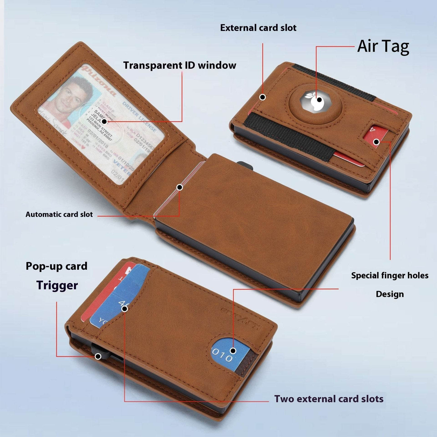 Men’s High-End Card Holder – Slim & Stylish Minimalist Wallet - grabzbags.com
