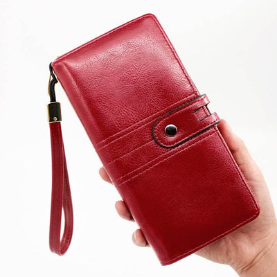 Women’s Long Business Wallet – Elegant & Fashionable Card Holder Clutch - grabzbags.com