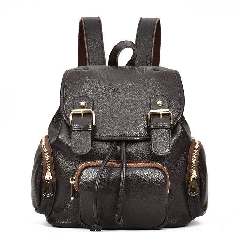 Top Layer Cowhide Backpack & Single Shoulder Bag – Premium Leather Travel Bags - grabzbags.com