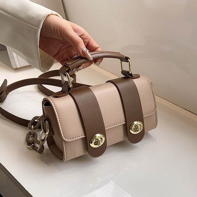 Women's Stylish Small Square Handbag – All-Match Portable Crossbody Purse for Daily Use & Outings - grabzbags.com