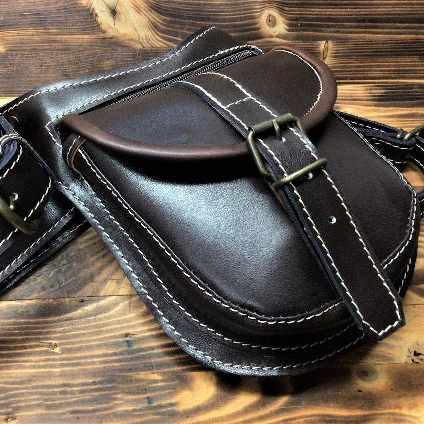 European & American Style Motorcycle Waist Bag – Outdoor Riding Belt Bag for Mobile Phone - grabzbags.com