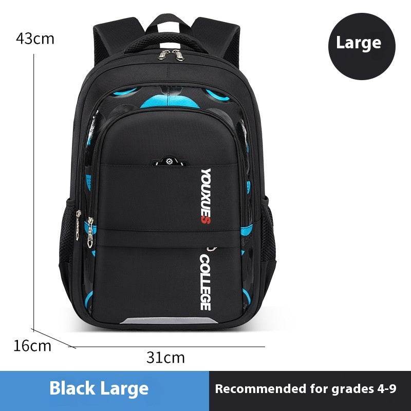 Simple Multi-Compartment Backpack – Waterproof & Spacious for Daily Use - grabzbags.com