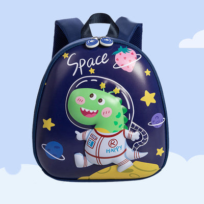 Cartoon Animal Small Backpack for Kids & Adults – Kindergarten School Bag, Waterproof EVA Mini Backpack with Zipper