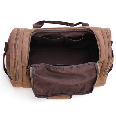 Large Capacity Canvas Travel Bag – Student Shoulder Sling & Hand-Carry Luggage Duffel - grabzbags.com