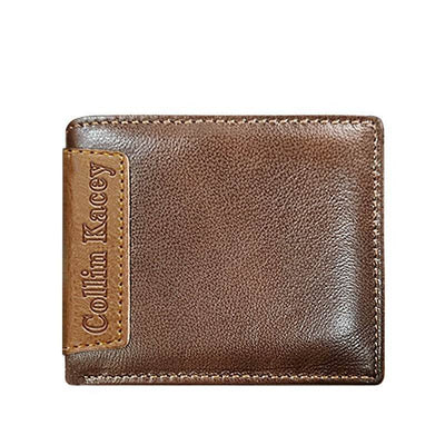 Men’s Short Cowhide Wallet – Stylish & Fashionable Genuine Leather Wallet - grabzbags.com