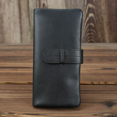 Elegant Women’s Leather Wallet – Genuine Leather with Multiple Card Compartments - grabzbags.com