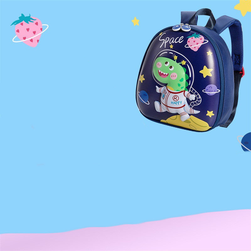 Cartoon Animal Small Backpack for Kids & Adults – Kindergarten School Bag, Waterproof EVA Mini Backpack with Zipper
