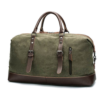 Men’s Canvas Travel Tote – Large Capacity Fitness & Weekend Duffel Bag - grabzbags.com