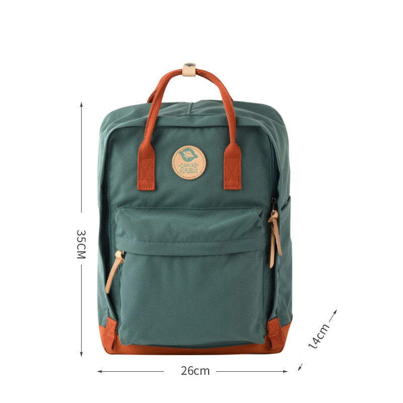 New Style Unisex Backpack – Japanese & Korean Fashion Laptop Bag, Water-Repellent Polyester Backpack with 15-Inch Compartment