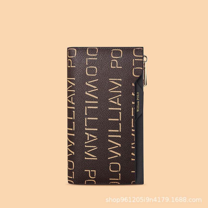 Women's Leather Wallet – Premium First Layer Cowhide Long Bifold Purse with Card Holder - grabzbags.com