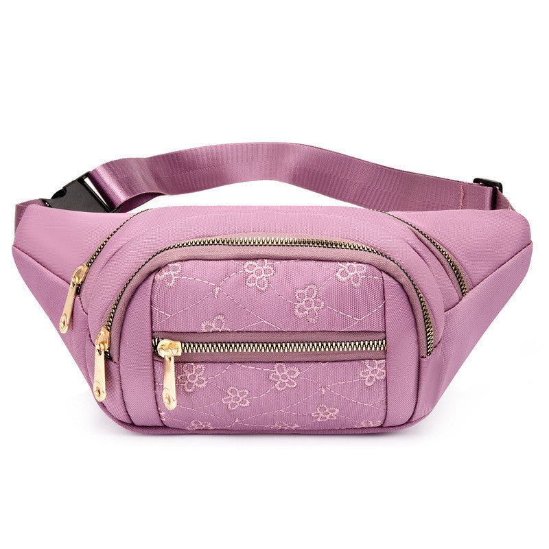 Oxford Cloth Waterproof Waist Bag – Large Capacity Fanny Pack