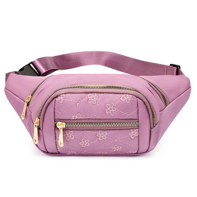 Oxford Cloth Waterproof Waist Bag – Large Capacity Fanny Pack
