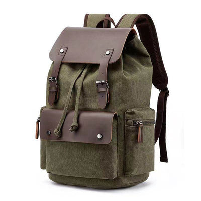 Retro Canvas Drawstring Backpack – Unique & Stylish Casual Bag - grabzbags.com