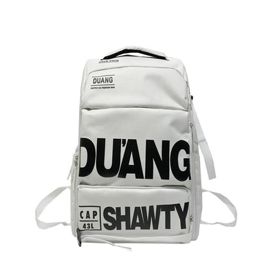 Stylish large-capacity men’s travel backpack with Oxford cloth design. Hand-held, multifunctional, durable, and perfect for school, work, or weekend trips.