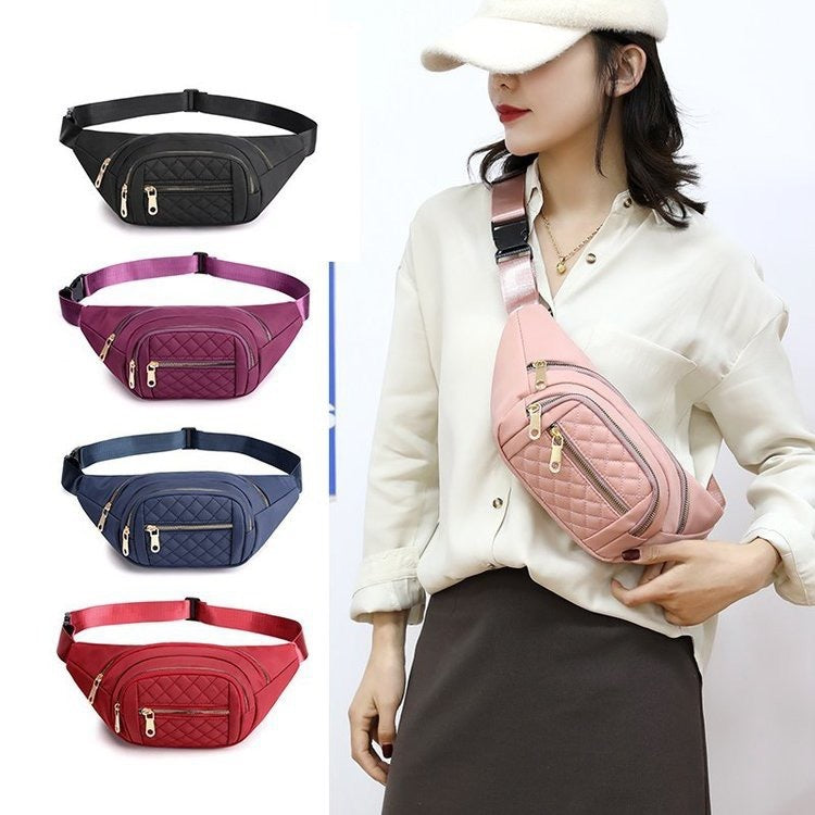 Lightweight nylon women’s crossbody and waist bag with soft design. Stylish, practical, and durable — perfect for travel, shopping, or daily wear.