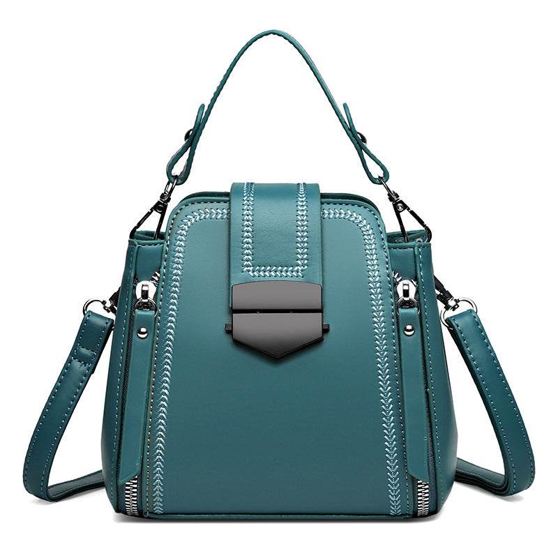 Elegant Women’s Soft Leather Mini Handbag – Textured & Stylish Purse - grabzbags.com
