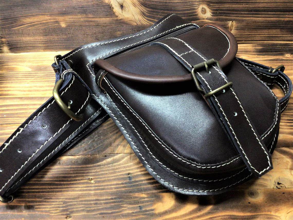 European & American Style Motorcycle Waist Bag – Outdoor Riding Belt Bag for Mobile Phone - grabzbags.com