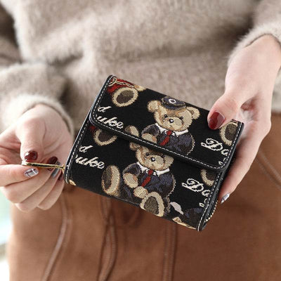 Cute Leather Wallet for Women – Fresh & Stylish Small Purse for Students - grabzbags.com