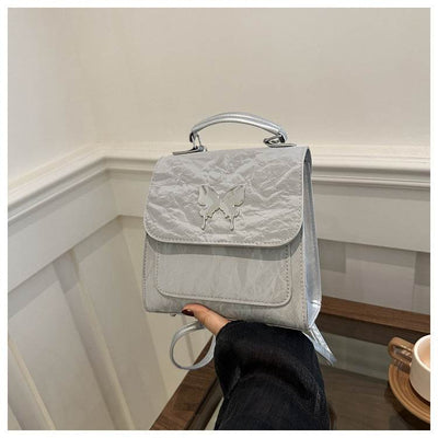Women’s Preppy Style Backpack – Fashionable Hand-Carrying Shoulder Bag - grabzbags.com