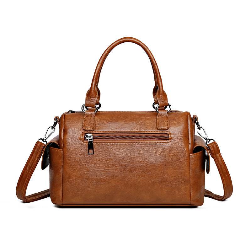 Vintage Large-Capacity Shoulder Bag / Crossbody Satchel - grabzbags.com