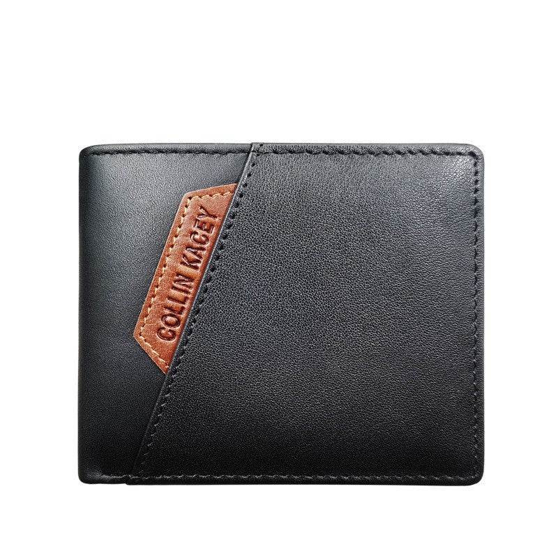 Men’s Short Cowhide Wallet – Stylish & Fashionable Genuine Leather Wallet - grabzbags.com